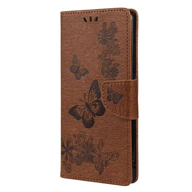 For Samsung Galaxy A53 5G Butterfly Embossed Horizontal Flip Leather Phone Case with Card Slot & ...