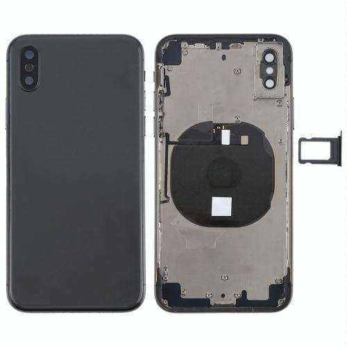Battery Back Cover Assembly with Side Keys & Wireless Charging Module & Volume Button Flex Cable ...