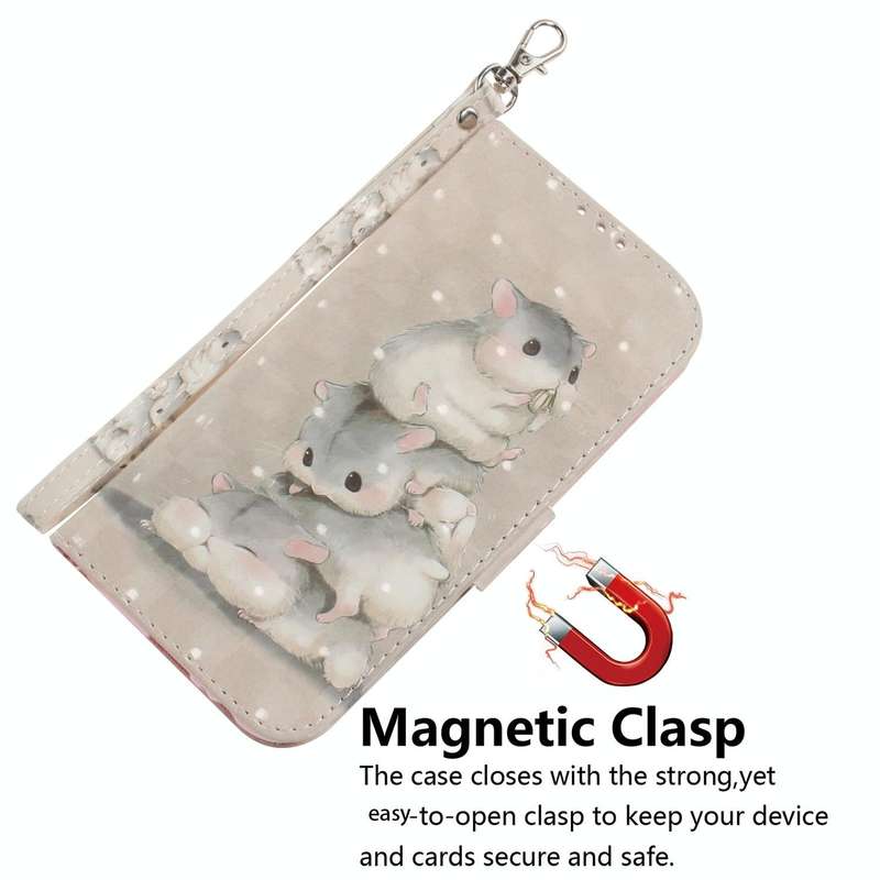 For OPPO Reno8 Pro+ 3D Colored Horizontal Flip Leather Phone Case(Squirrels)