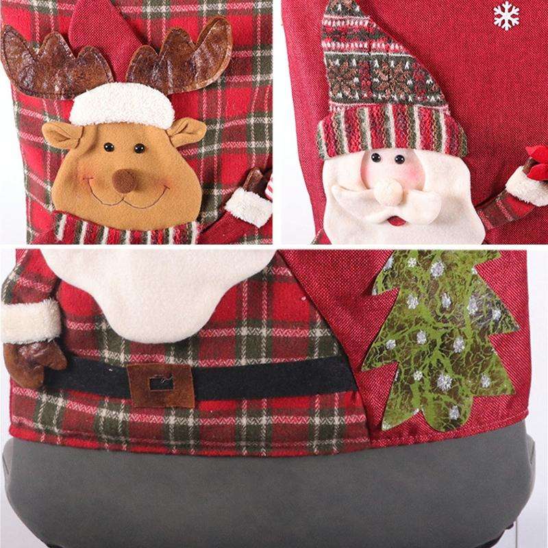 Christmas Decoration Linen Chair Cover(The Elderly)