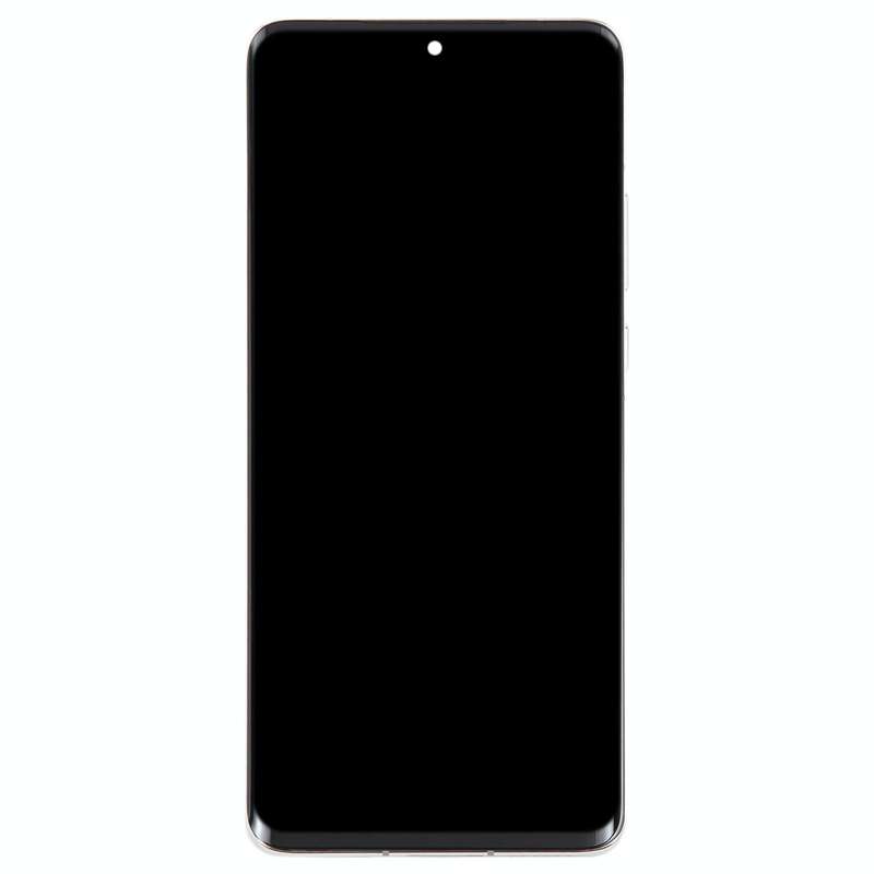 Original LCD Screen For Huawei P50 Pro Digitizer Full Assembly with Frame(Silver)