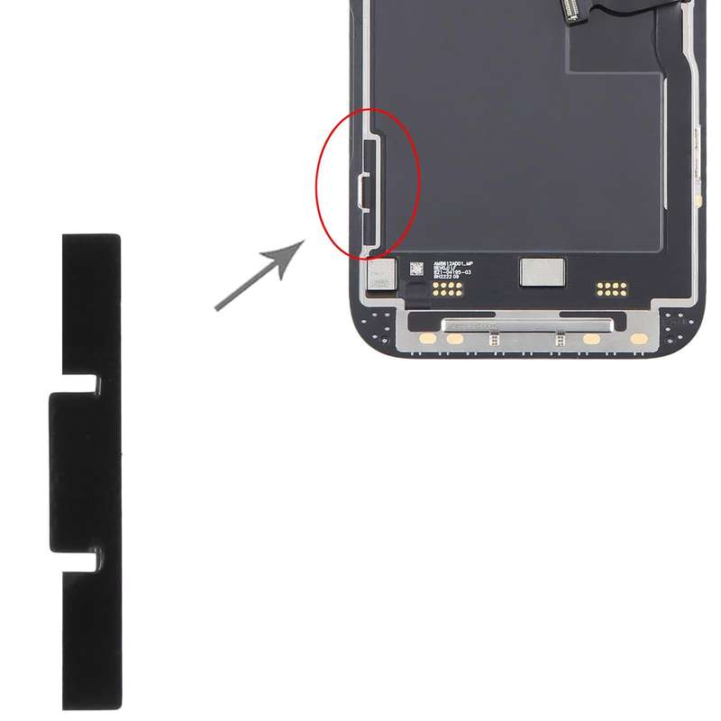 100/Set LCD Bracket Side Adhesive Stickers For iPhone 14 Pro Max / 14 Pro