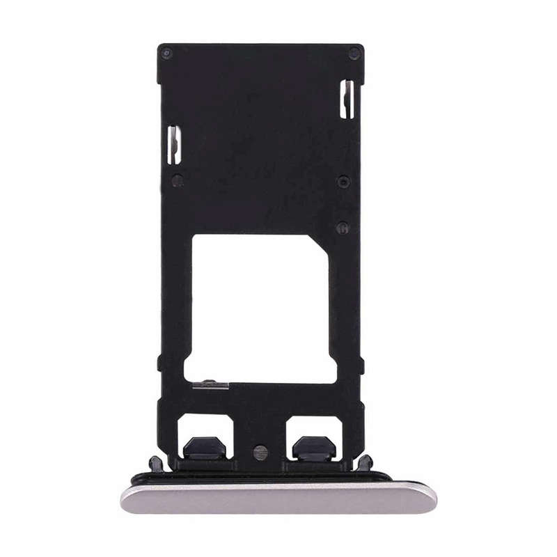 for Sony Xperia XZs (Single SIM Version) SIM & Micro SD Card Tray(Silver)