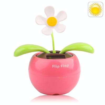 Solar Flip Flap Flower, Random Flower Color Delivery(Pink)