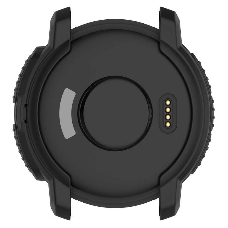 For Garmin Instinct Crossover Armor Hollow Watch Protective Case(Black)