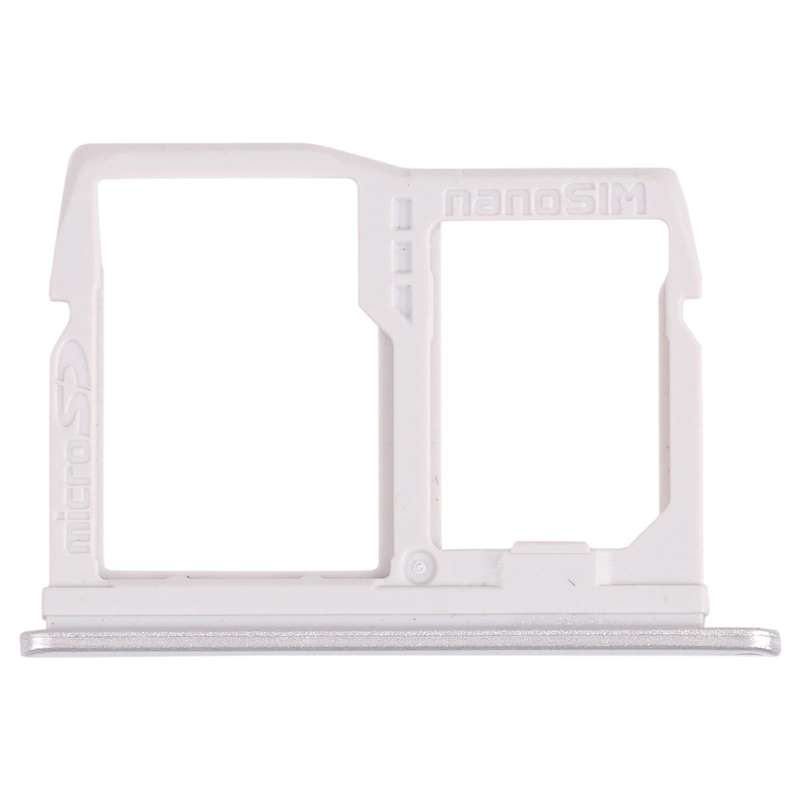 Nano SIM Card Tray + Micro SD Card Tray for LG K31 LM-K300Q, LMK300, LGL355DL (Silver)