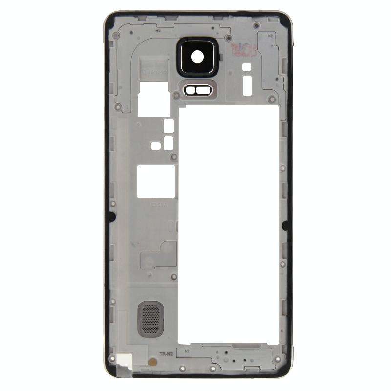 For Galaxy Note 4 / N910V Full Housing Cover (Middle Frame Bezel Back Plate Housing Camera Lens P...