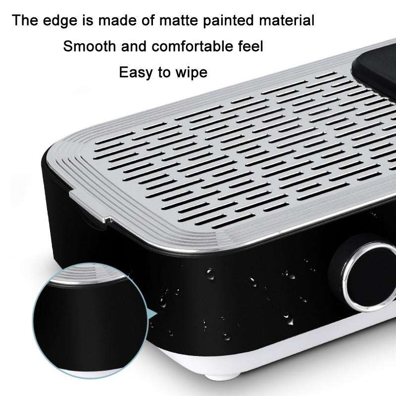 80W Wireless Rechargeable Nail Vacuum Cleaner, Specification: US Plug (White)