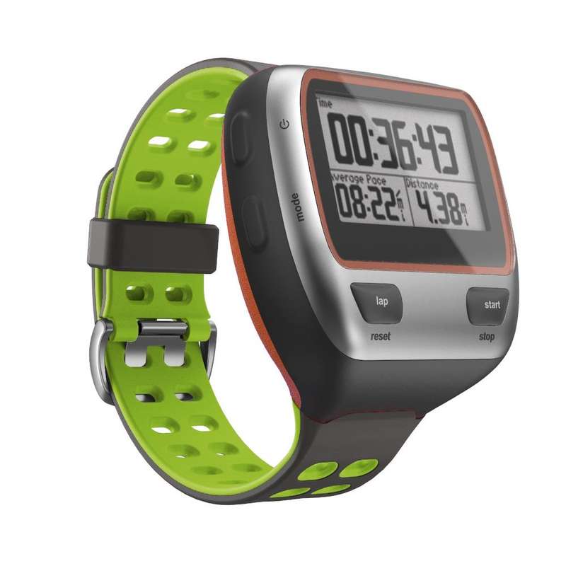 For Garmin Forerunner 310XT Two-color Silicone Watch Band(Grey Green)