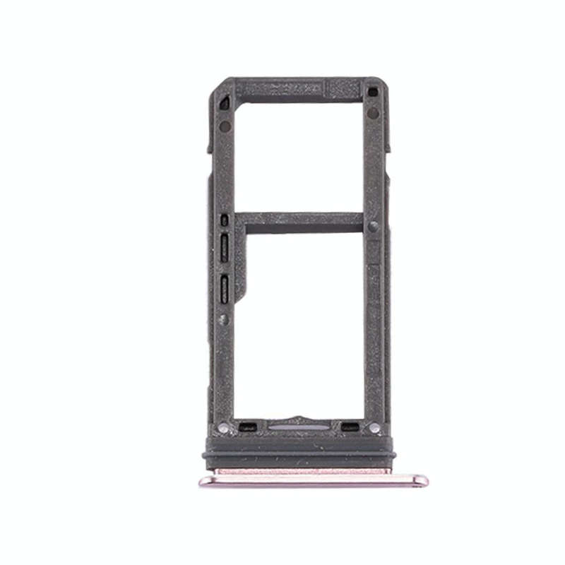 For Galaxy S8 SIM Card Tray + Micro SD Tray (Pink)