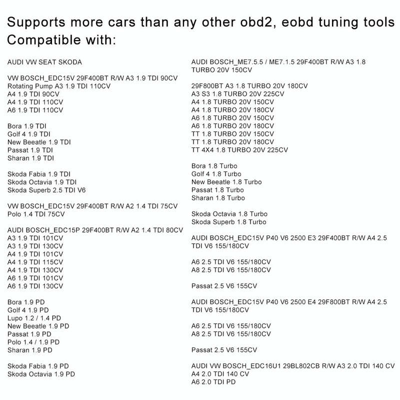 Galletto 1260 ECU Chip Tuning Interface Galletto Flasher Car Diagnostic Cable for Volkswagen / Au...