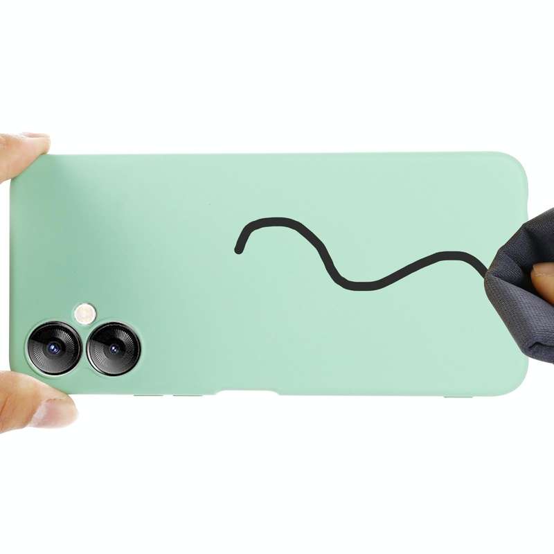 For Tecno Spark 9T / 9 Pro Pure Color Liquid Silicone Shockproof Phone Case(Green)