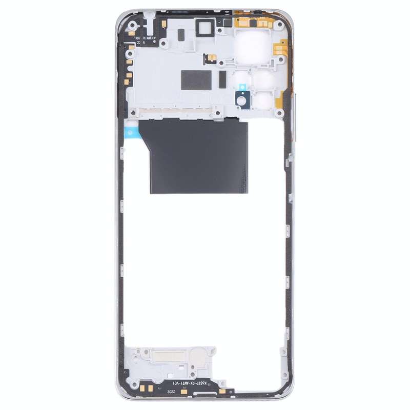 Middle Frame Bezel Plate for Xiaomi Poco X4 Pro 5G/Redmi Note 11E Pro(Silver)