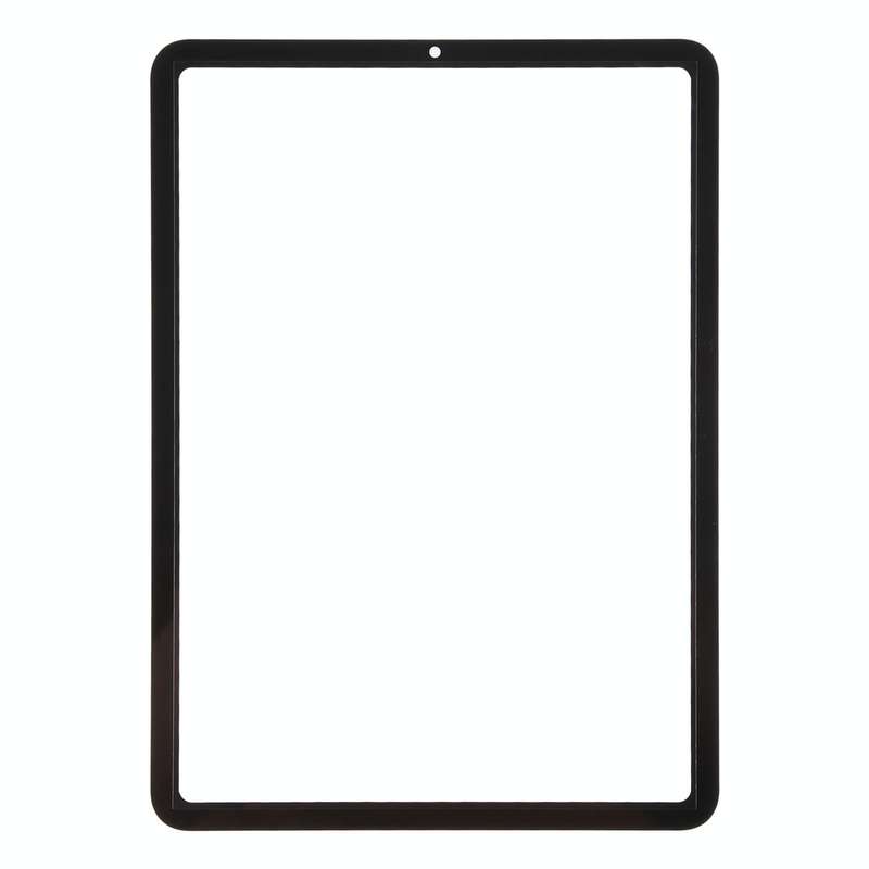 For iPad Air 5 Front Screen Outer Glass Lens with OCA Optically Clear Adhesive(Black)