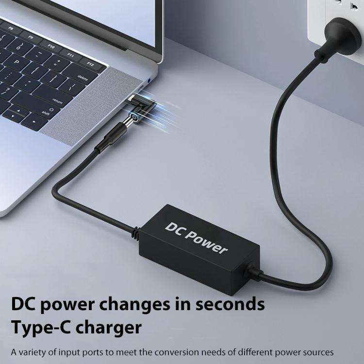 For Lenovo Square Port 65W DC Input to USB-C / Type-C PD Power Adapter
