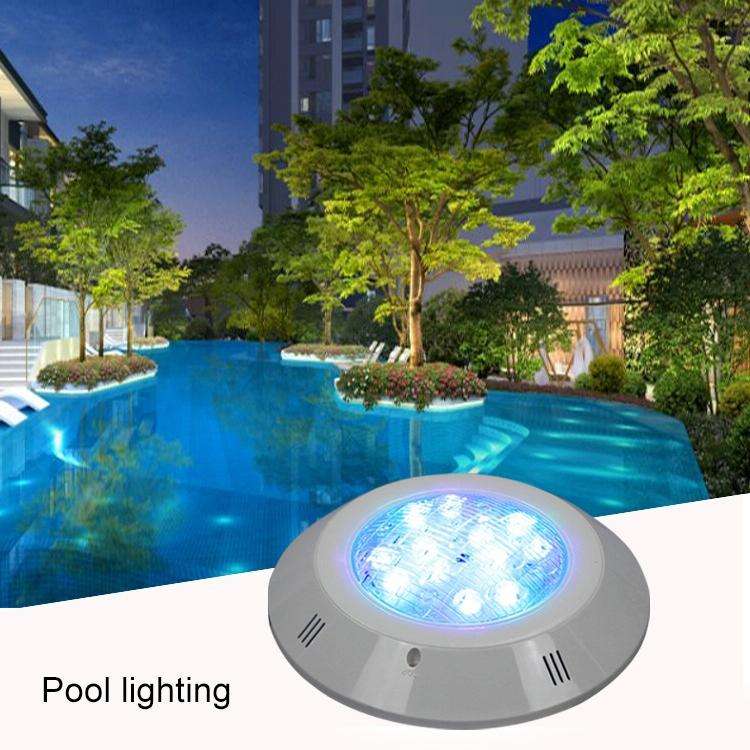 Swimming Pool ABS Wall Lamp LED Underwater Light, Power:24W(Red)