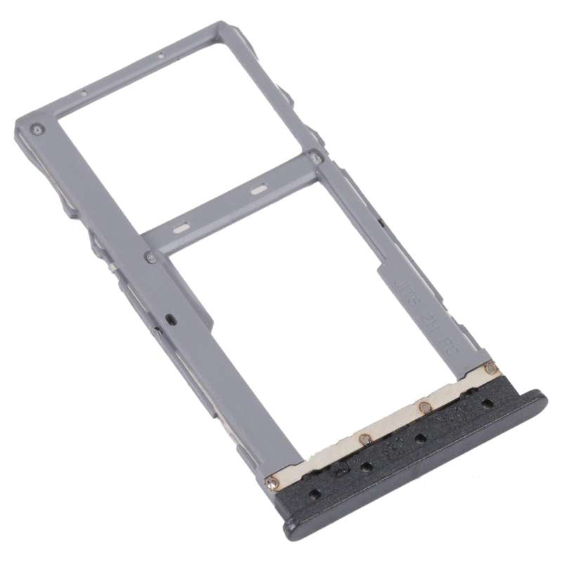 For T-Mobile REVVL 4 4G Original SIM Card Tray + Micro SD Card Tray(Black)