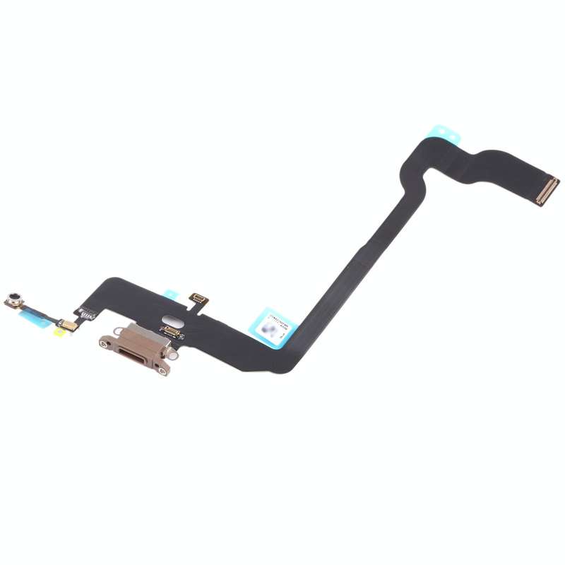 Original Charging Port Flex Cable for iPhone XS (Gold)