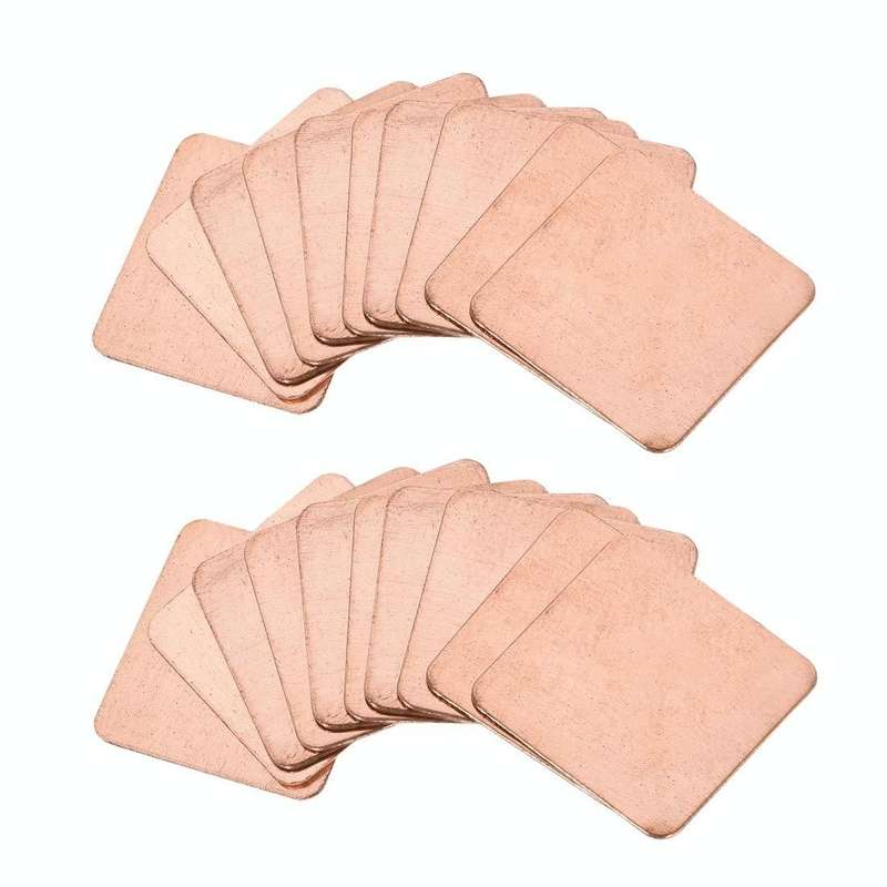 20pcs Laptop Cooling Copper Heat Sink Thermal Conductive Tabs Cell Phone Computer Graphics Card H...
