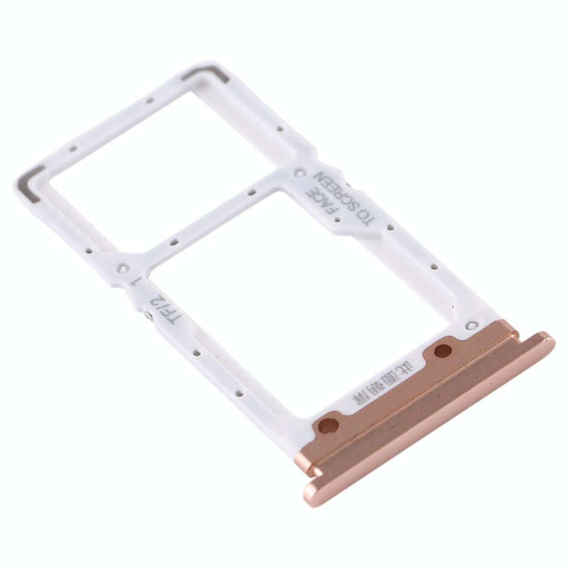 SIM Card Tray + SIM Card Tray / Micro SD Card Tray for Xiaomi Mi CC9 (Gold)