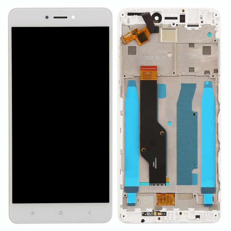 TFT LCD Screen for Xiaomi Redmi Note 4X Digitizer Full Assembly with Frame(White)