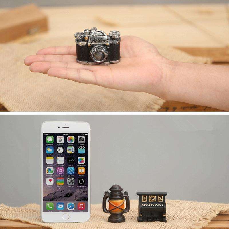 Retro Old Creative Resin Mini Ornaments Home Decorations Shop Shooting Props( Typewriter)