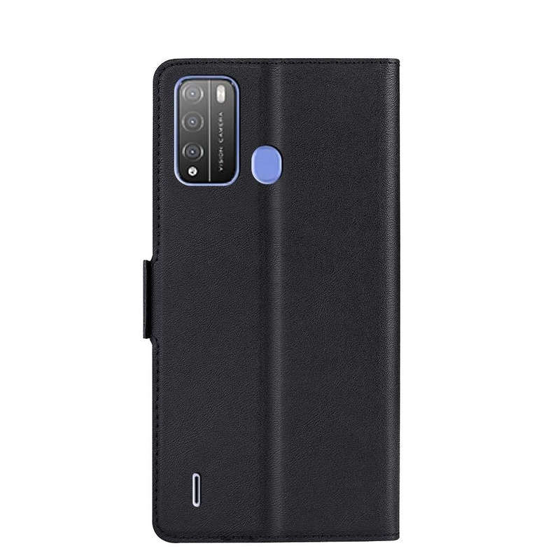 For Itel Vision 1 Pro Ultra-thin Voltage Side Buckle PU + TPU Leather Phone Case(Black)