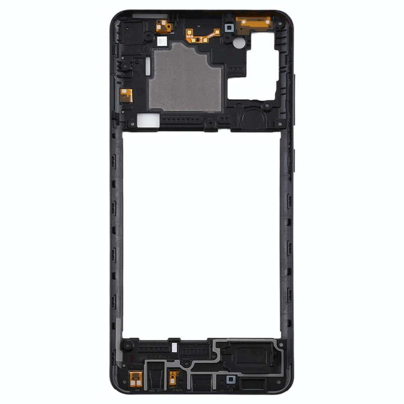 For Samsung Galaxy A21s  Middle Frame Bezel Plate (Black)