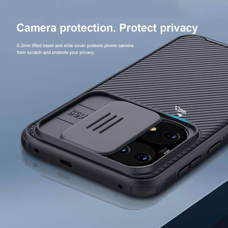 For Huawei P50 NILLKIN Black Mirror Pro Series PC Camshield Full Coverage Dust-proof Scratch Resi...