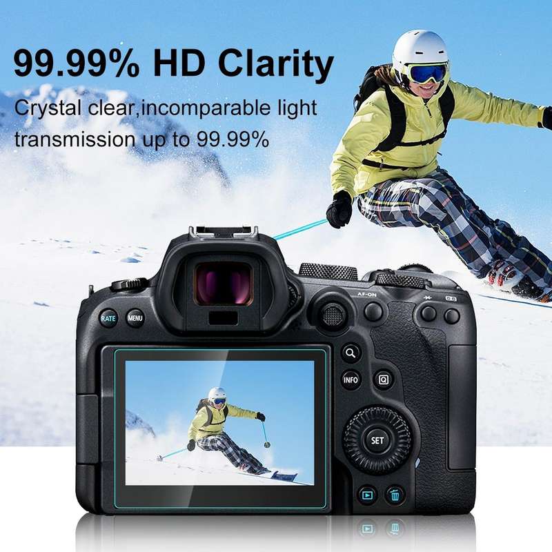 PULUZ 2.5D 9H Tempered Glass Film for Canon EOS R6