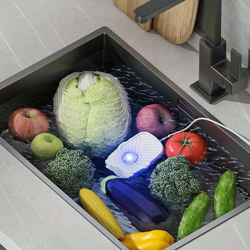 QX-022 High-frequency Vibration USB Plug-in Multifunctional Fruit and Vegetable Washing Machine(W...