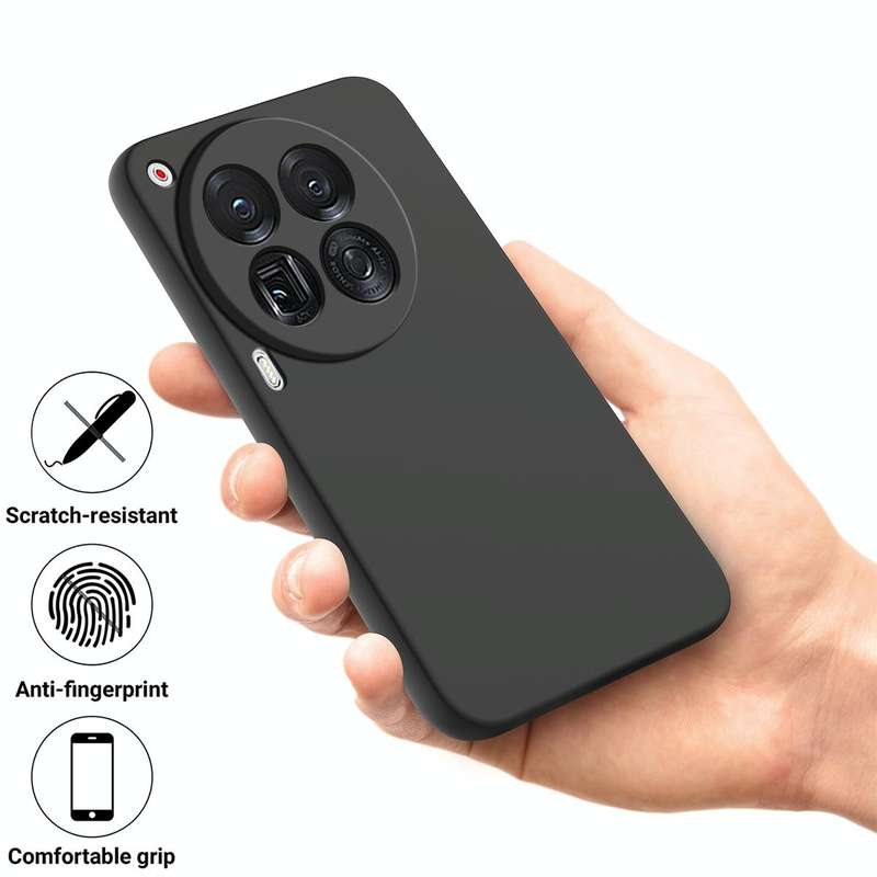 For Tecno Camon 30 Premier Pure Color Liquid Silicone Shockproof Phone Case(Black)