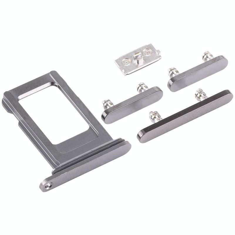 SIM Card Tray + Side Keys for iPhone 12 Pro(Graphite)