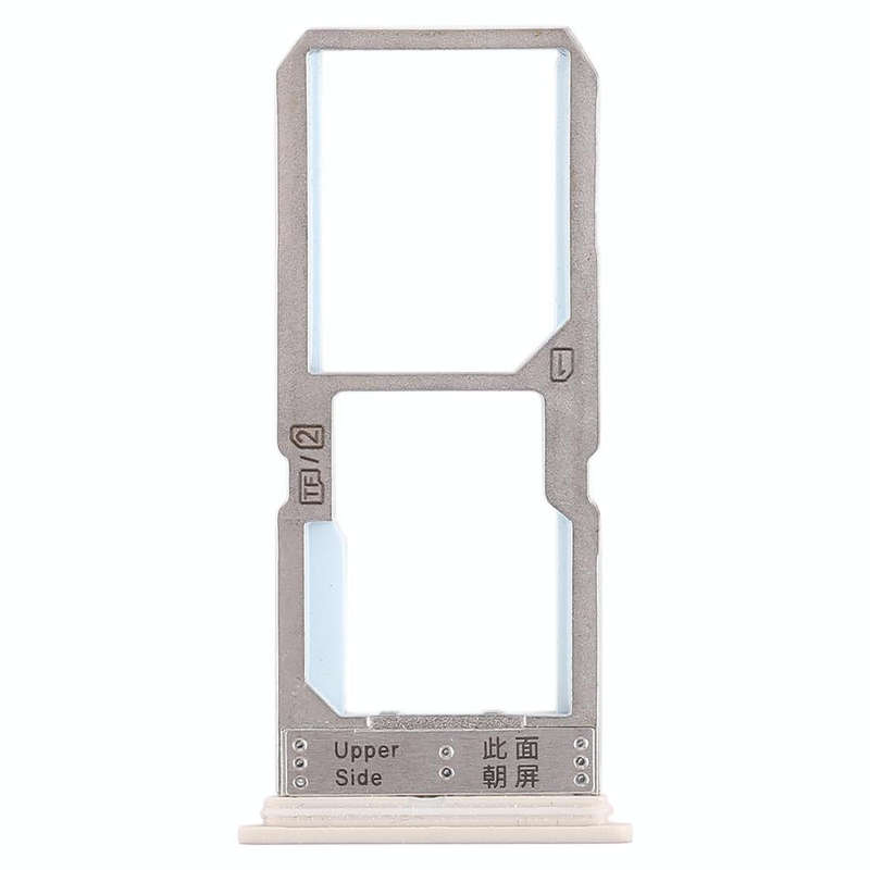 For Vivo Y67 SIM Card Tray + SIM Card Tray / Micro SD Card Tray (Gold)