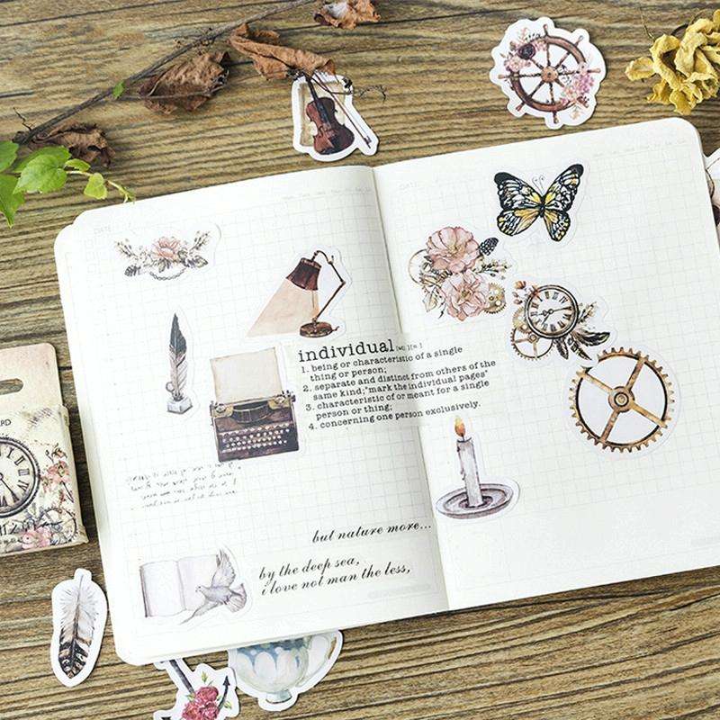 2 Boxes The Old Chapter Boxed Stickers Hand Account Decorative Stickers