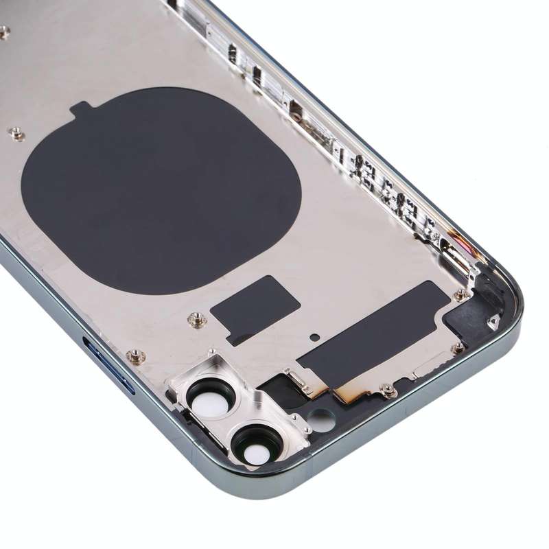 Electroplated Frame Back Housing Cover with Appearance Imitation of iP13 Pro for iPhone 11(Green)