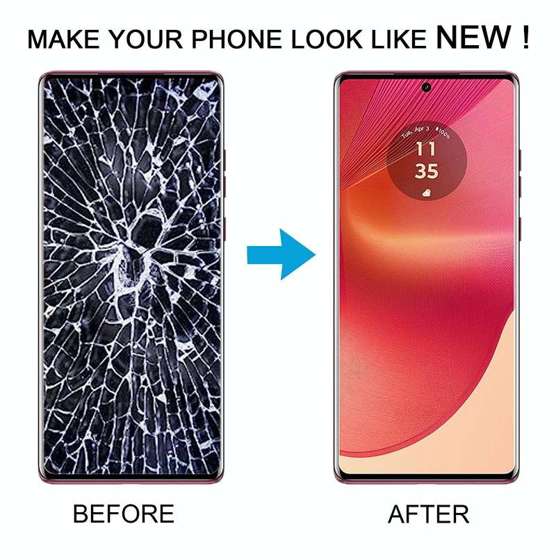 For Motorola Edge 50 Fusion Original P-OLED LCD Screen with Digitizer Full Assembly