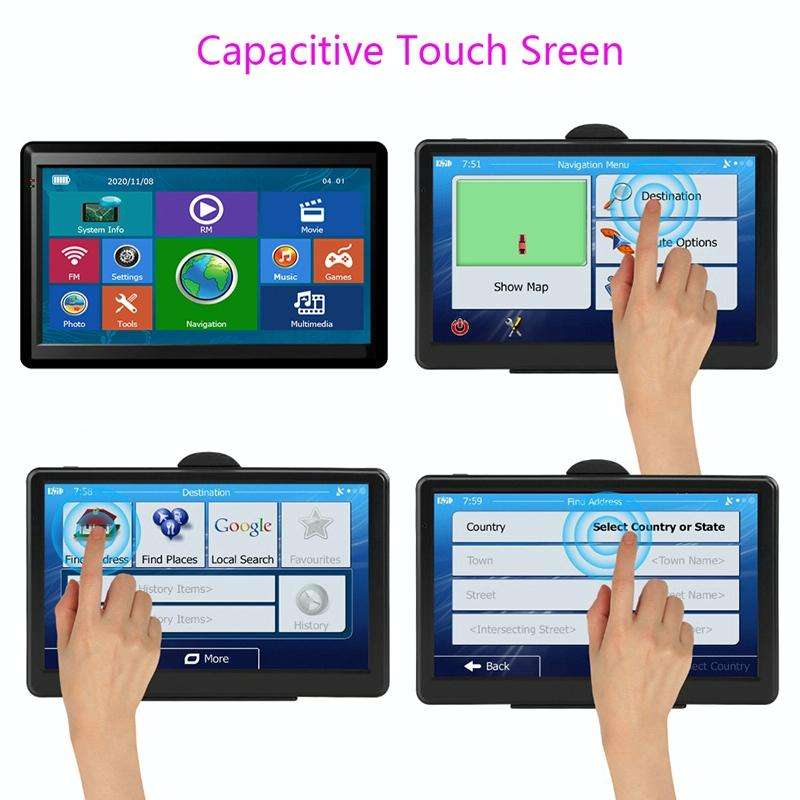 7 inch Car HD GPS Navigator 8G+128M Resistive Screen Support FM / TF Card, Specification:Southeas...
