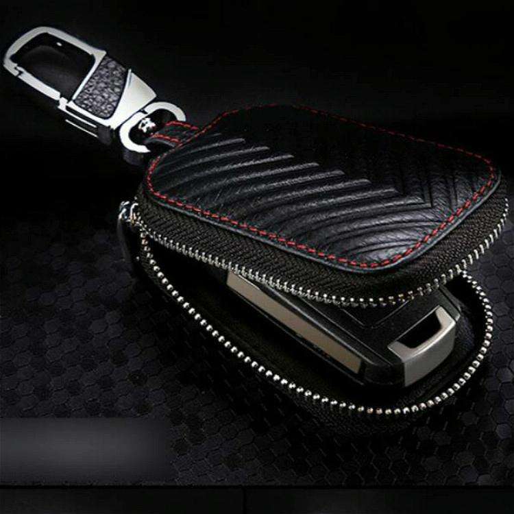 Multifunctional Hook Up Leather Car Key Bag(Coffee)