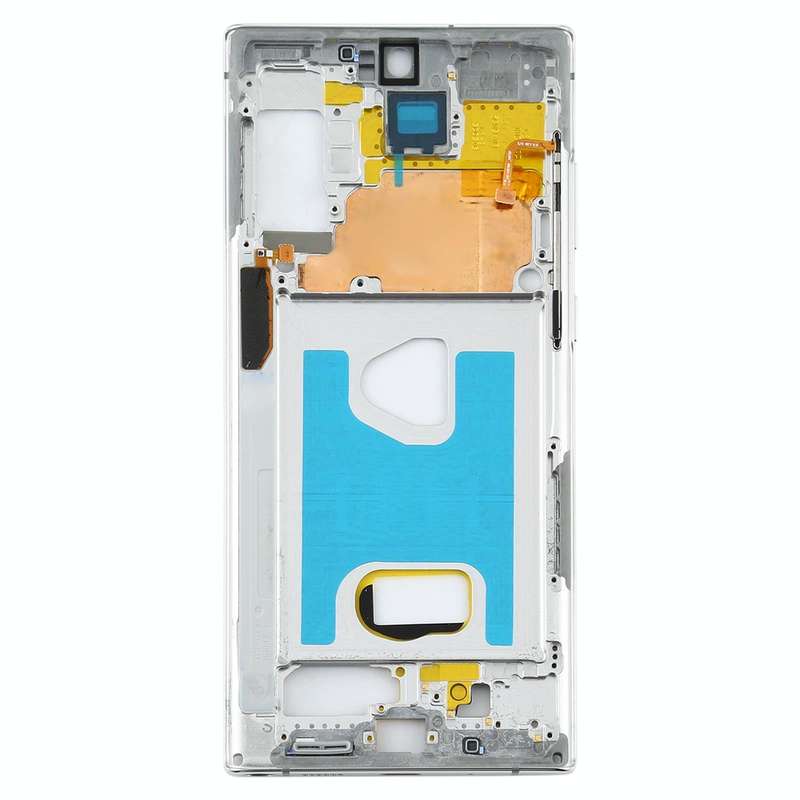 For Samsung Galaxy Note10+ 5G SM-N976F  Middle Frame Bezel Plate (White)