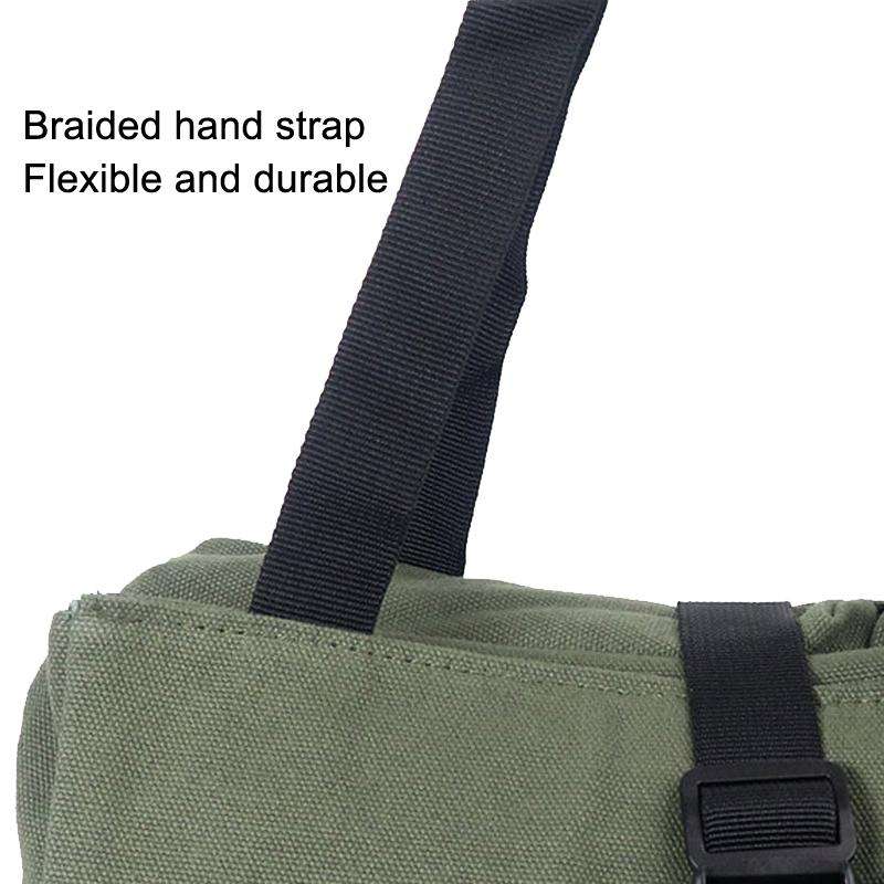 CL189 Car Canvas Tools Bag Portable Electric Worker Hardware Tool Kit(Black)