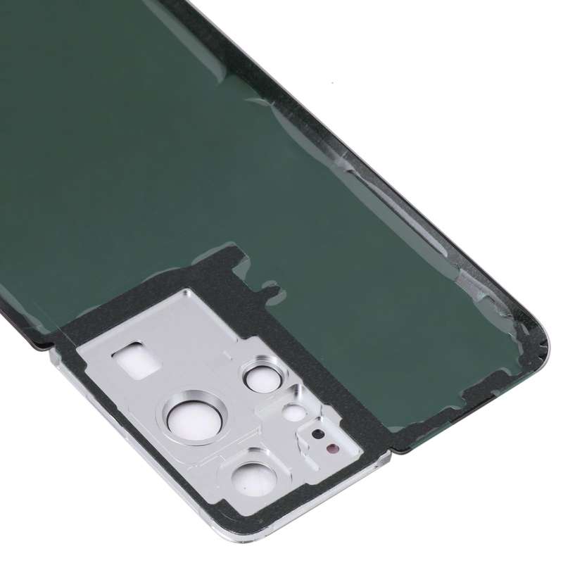 For Samsung Galaxy S21 Ultra 5G Battery Back Cover with Camera Lens Cover (Brown)
