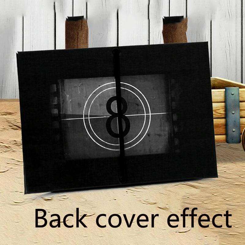 Movie Board Paste Accordion Folding Creative DIY Manual Album Book(Cow Card)