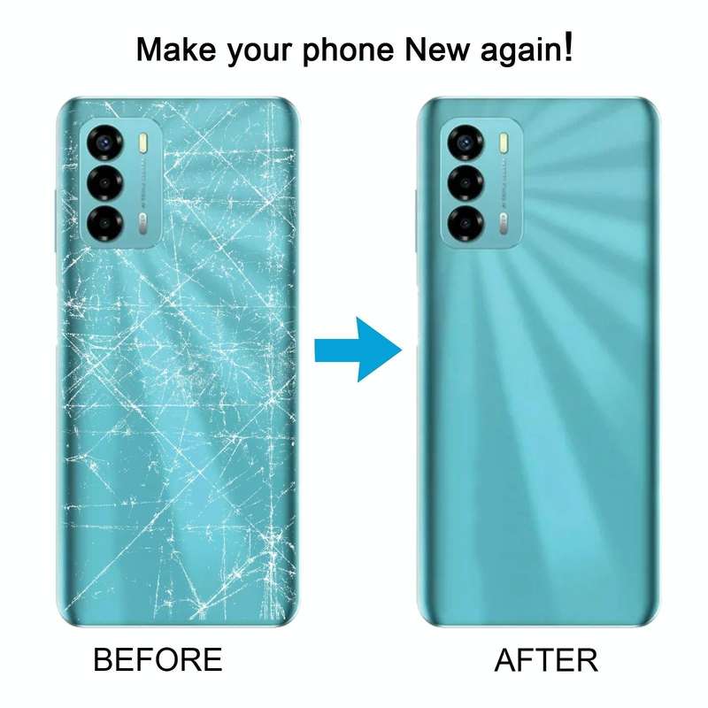 For ZTE Blade V40 Vita Battery Back Cover(Blue)