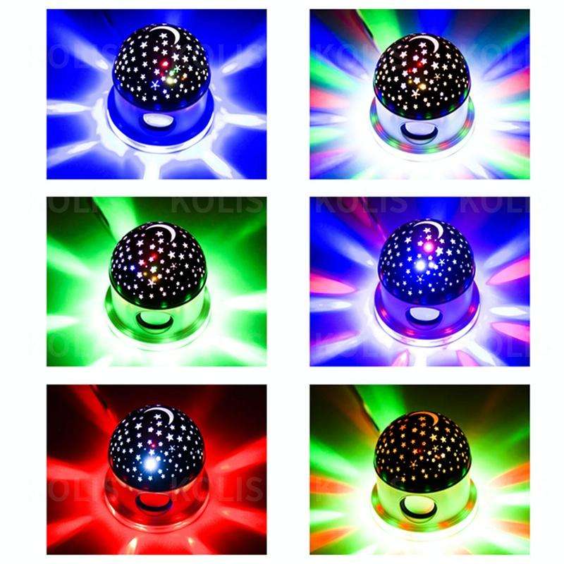 Bluetooth Music Starry Sky LED Projection Lamp, Spec: EU Plug