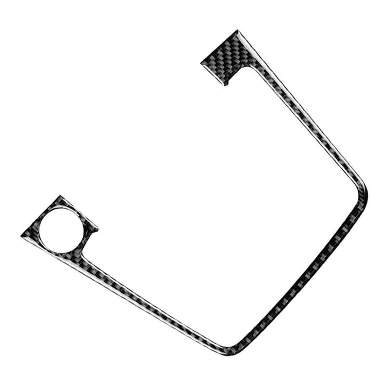 Car Carbon Fiber Gear Position Panel Frame Decorative Sticker for Volkswagen Golf 7 2013-2017, wi...