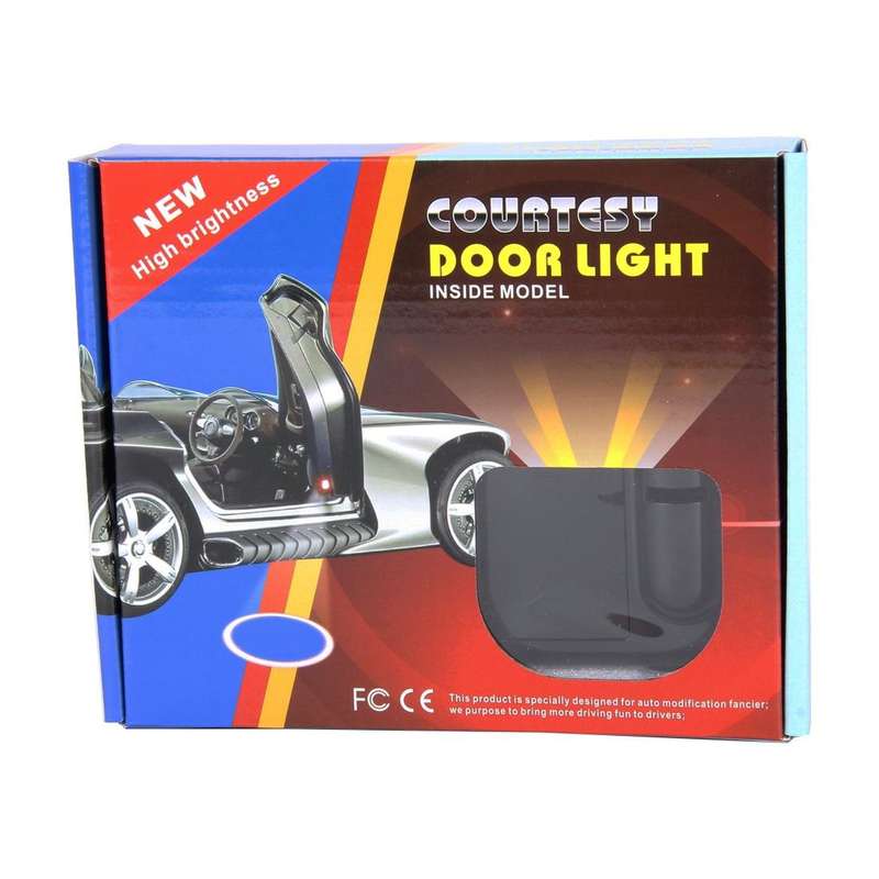 2 PCS LED Ghost Shadow Light, Car Door LED Laser Welcome Decorative Light, Display Logo for MAZDA...