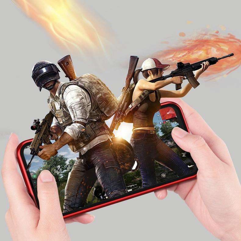For iPhone 11 Ultra Slim Double Sides Magnetic Adsorption Angular Frame Tempered Glass Magnet Fli...