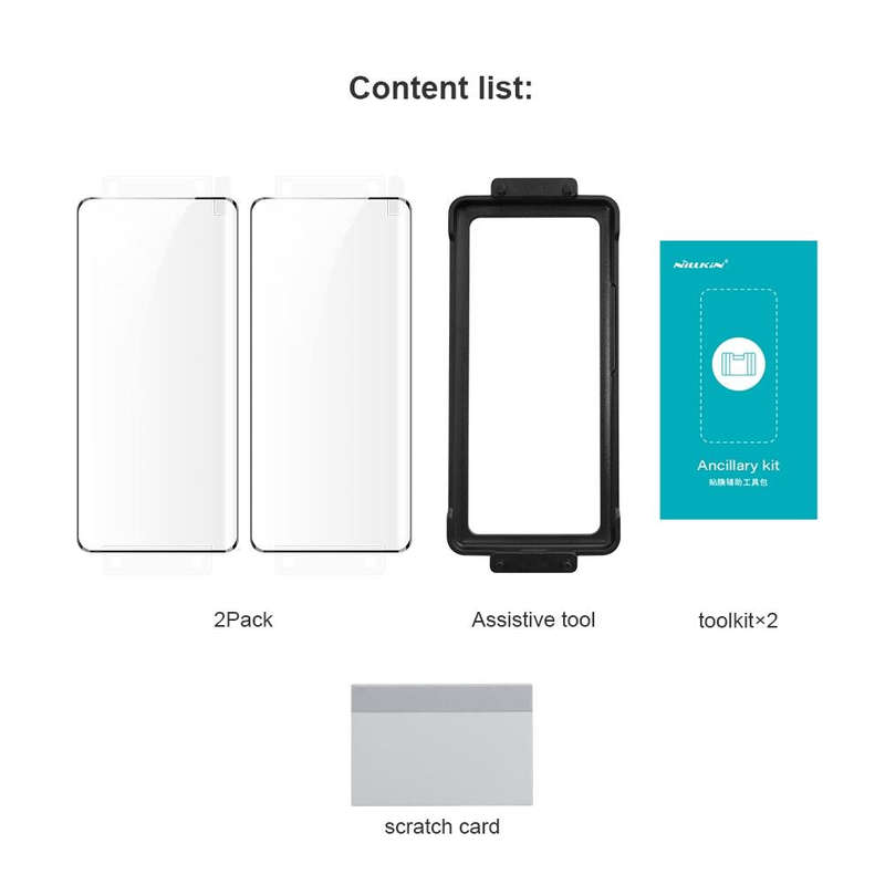 For Huawei P60 / P60 Pro / P60 Art NILLKIN Impact Resistant Curved Surface Tempered Glass Film