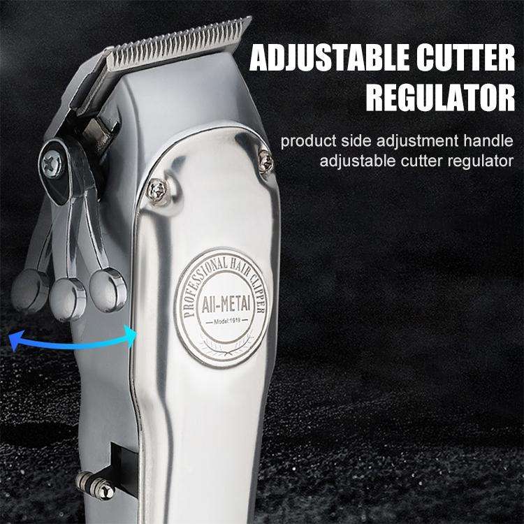 Retro Oil Head Electric Pusher Strong Power Electric Fader LCD Digital Display Rechargeable Hair ...